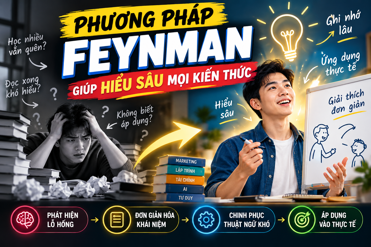 Phương pháp Feynman giúp hiểu sâu mọi kiến thức FeynmanVIE